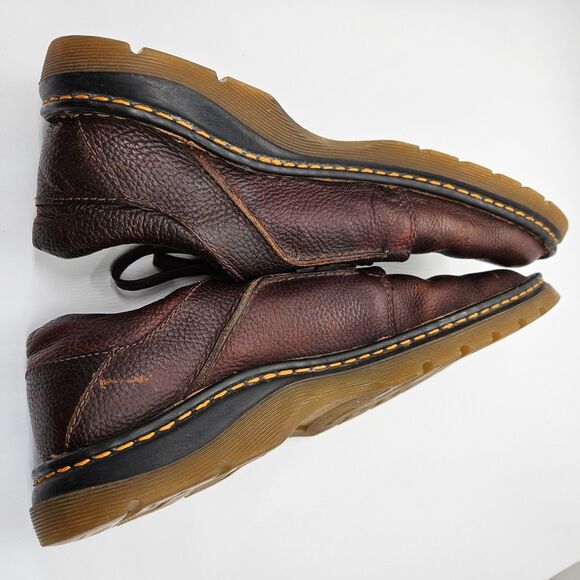 Dr Martens Ordell Brown Leather Oxford Shoes Men\'s 12 Casual Work Comfort 11194 main image 5